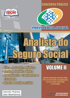Concurso INSS - Instituto Nacional do Seguro Social ANALIST